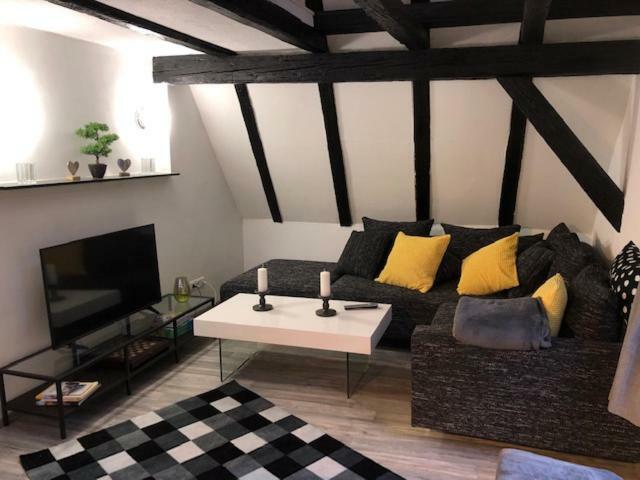 Schoene Ferienwohnung Altes Gebaelk Fachwerkhaus Bacharach Bagian luar foto
